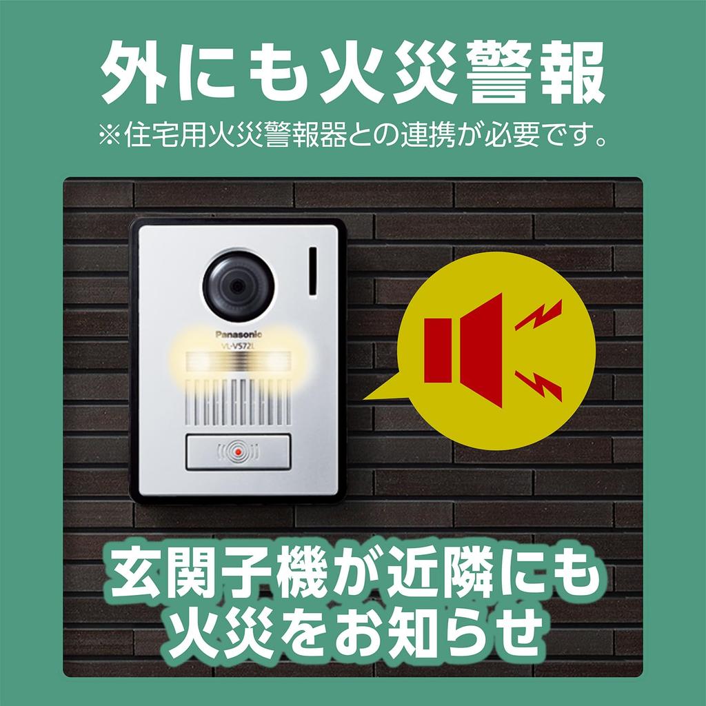 Panasonic Video Doorphone with Delivery Request Function, Monitor Main Unit, and Camera Entrance Unit (Standard Type) Set VL-B35CF