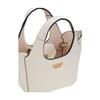 GUESS Sac à main crème pour femme - Helina Mini Tote Bone 296914