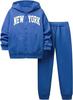 XHOA M3N Pullover Jogginghosen Set Außenhandel Neues Kinder Freizeit Sport Set crtz Reißverschluss Cardigan Set