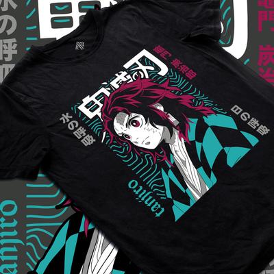 T-shirt Anime Stile Guerriero Maglietta Grafica Ispirata Kimetsu No Yaiba Cosplay