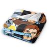 Dispatch Game Mecha Man Flannel Blanket Spring  Super Warm Bedding Throws for Living Room Funny Bedspread Sofa Bed Cover