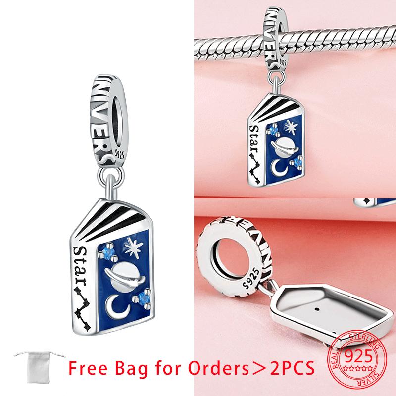 Jewellery Colored Zircon Sun Moon Stars Clouds Starry Sky Charm Bead Charms Copper Bead Charms Pendant Compatible With Do It Yourself Bracelets Women