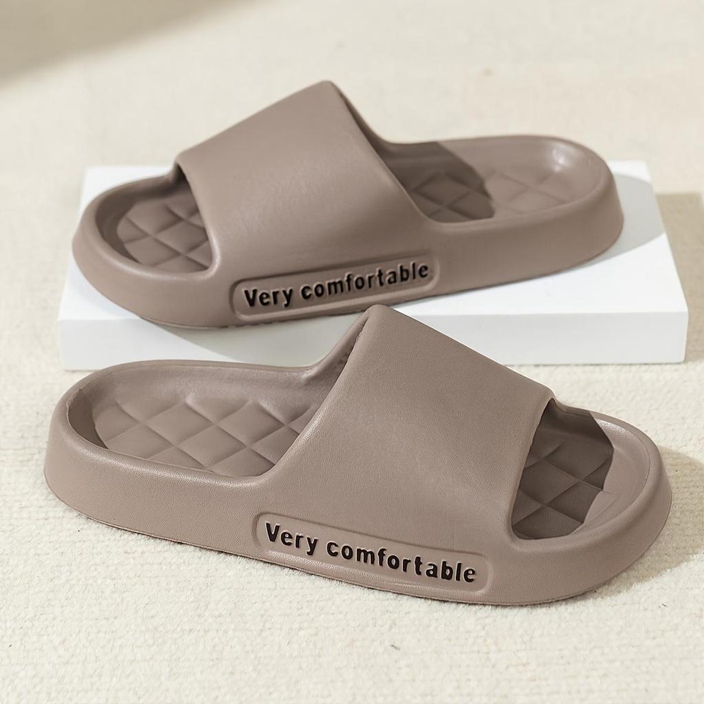 Bequeme EVA-Sandalen für Damen, dicke Sohle, rutschfest, lässig, für drinnen und draußen, Strandsandalen