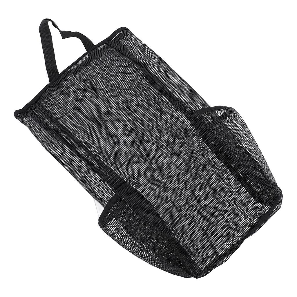 Plastic Bag Holder Dispensers Polyester Hanging Mesh Grocery Bag Plastic Garbage Bag Storage Dispenser