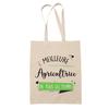 Tote Bag - PLANETEE - Tote Bag - Coton Naturel - Beige - Slogan 'Agricultrice Meilleure Femme De Tous Les Temps'