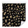 Gold Leather Wallpaper Black and Brown for Living Room and Bedroom 50x1000
