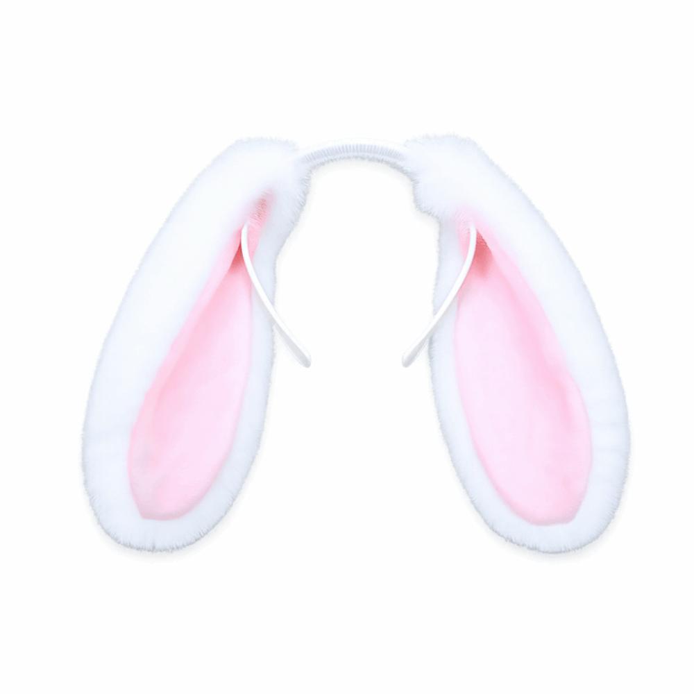 Soft Bunny Ears Headband Lop-eared Plush Headwear Elegant Easter Rabbit Hair Hoop  Events