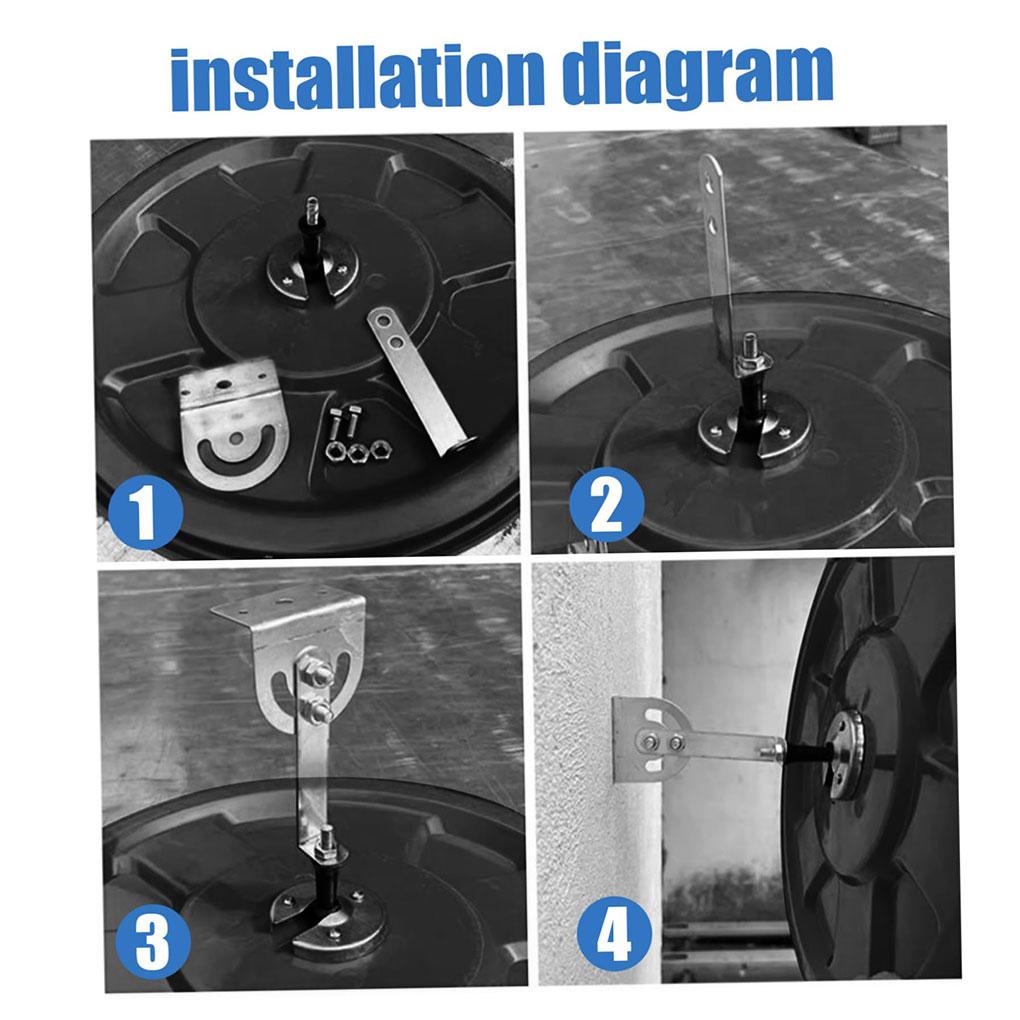 ABS Zrcadlo na příjezdovou cestu Širokoúhlé 230° Nerozbitná Vypuklá Bezpečnostní zrcadla Pro Silniční Zrcátka Mrtvého Úhlu