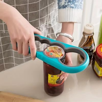 4-In-1 Multi-Function Anti-Slip Can Opener Bottle Easy Twist Bottle Opener and Jar Opener Tool