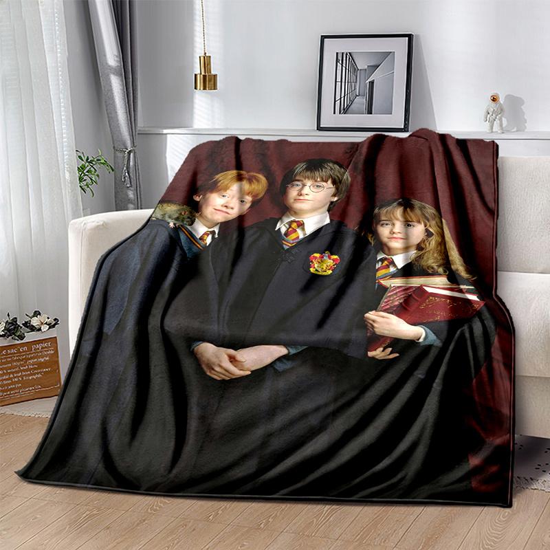 Harry Potter Hogwarts School Uniform Robe Costume Cosplay Halloween PartyPrint Blanket, Soft Blanket For Sofa Office Bed And Travelling Daug