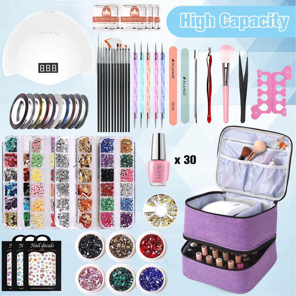 Tragbare doppellagige Aufbewahrungstasche für Nagellack & ätherische Öle – Wasserdichte, hochwertige Kosmetiktasche