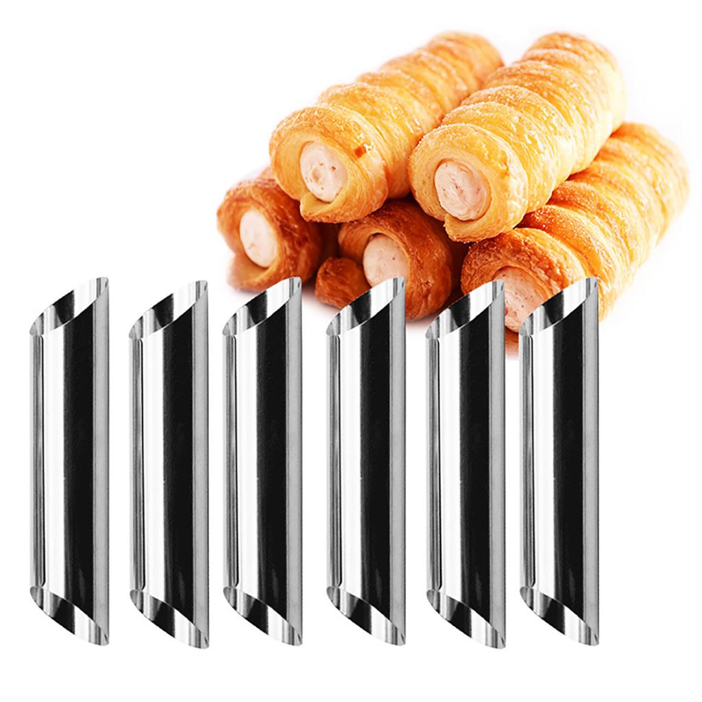 Tescoma - Set 3 Stampi Forma Per Cannoli Siciliani Linea Delicia In Acciaio Inox 8595028435160