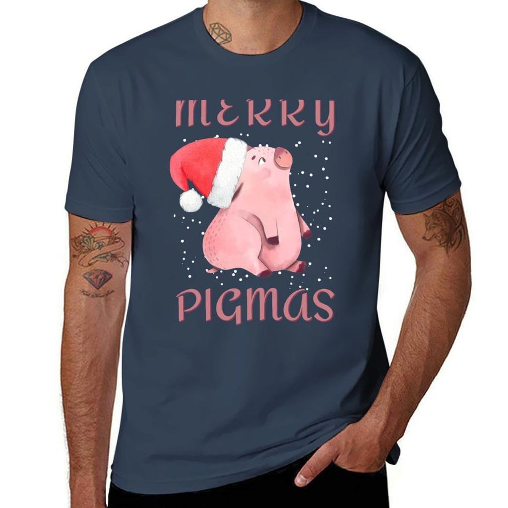 Merry Pigmas Tshirt Fashion Pattern Printed Tee Shirt