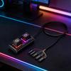 PC Power Button with 6.56FT Cable LED Light Desktop Computer Power Switch Manual Operation for Computer Motherboard