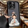 Meditating Girl In Traditional Robe Anti-Slip TPU Phone Case For Xiaomi Redmi Note 15 14 13 12 11 10 9 Pro Full Protective Cover