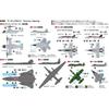 Skywave Series Modern US Military Aircraft Set 1 Plastic Model Kit S53 Pit-Road 1/700 (Airplane)