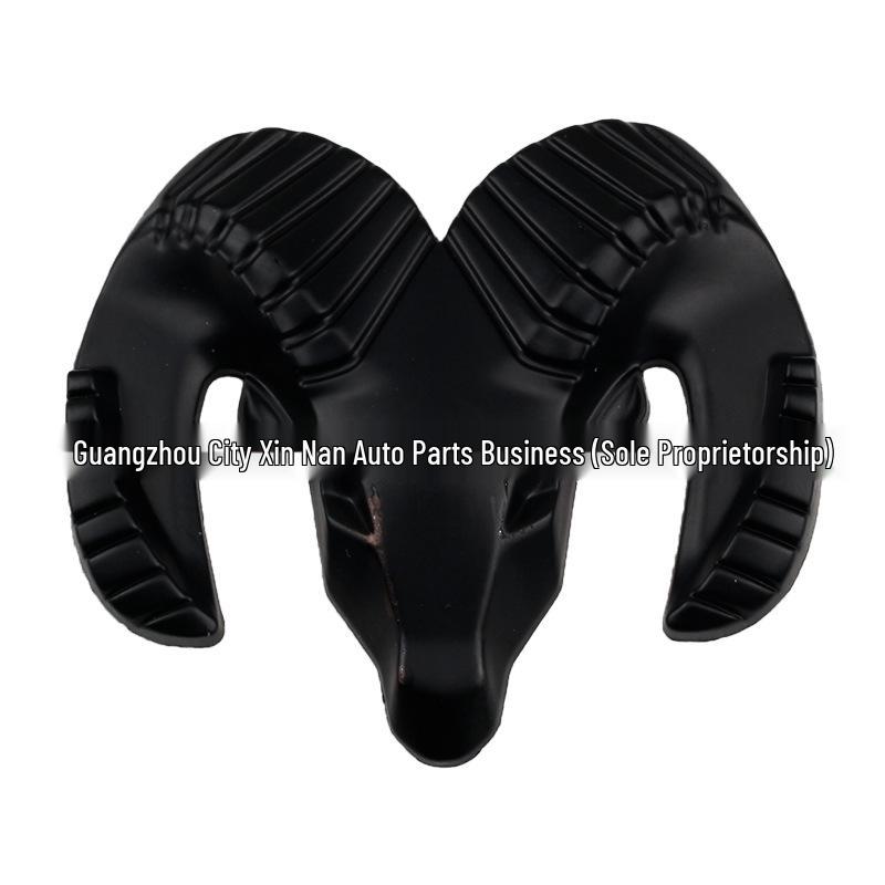 Dodge Journey Sheep Head Metal Emblem - Front & Rear Decal