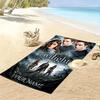 Name Custom Twilight Print Beach Towel, Large Soft Quick Dry Towel for Beach Camping Swimming