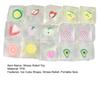 15Pcs Fruit Ice Cube Squeeze Toy Stress Relief Clear Cube Sensory Toy Soft Stretchy Transparent Cube Hand Relaxation Toy Party