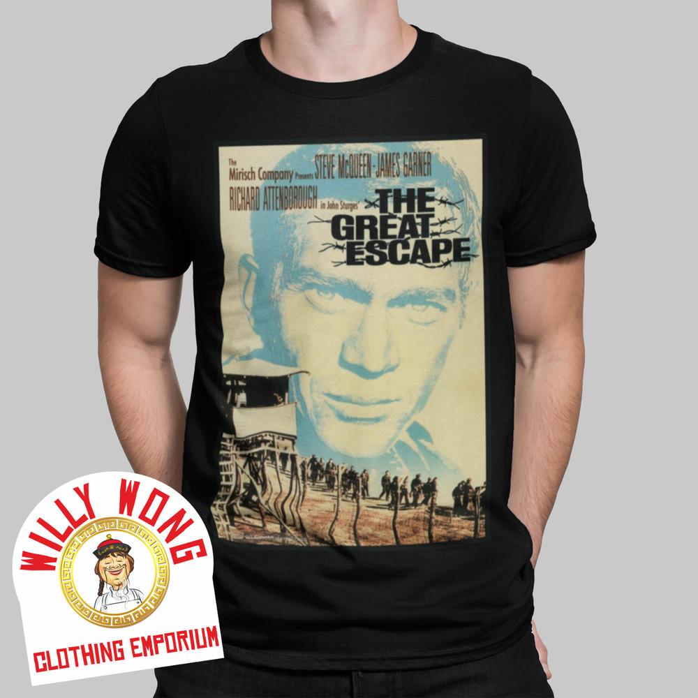 The Great Escape T-SHIRT MOVIE FILM WAR Movie Retro Vintage Hipster Classic 2 Unisex T-Shirt XXL
