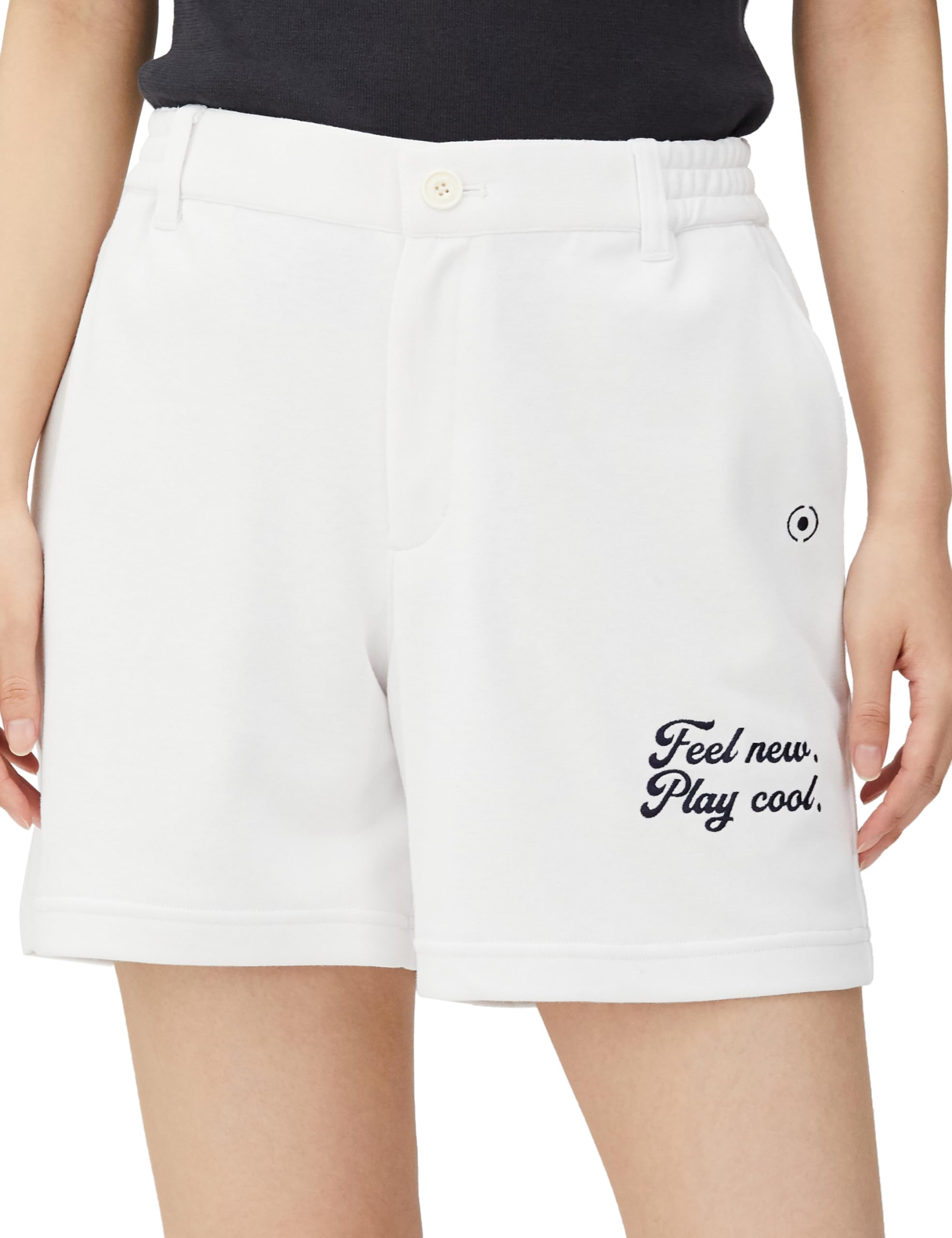 

Shorts UV Golf SS [Pin Apparel] Women s (DRYMIX Sweat-Absorbing, Quick-Drying, Protection) / / 622-4132204 030_White