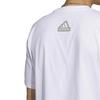 Adidas City Escape Graficzna Kieszonka Krótki Rękaw ENC41 Biały 2XL T-Shirt Męski (H49665)