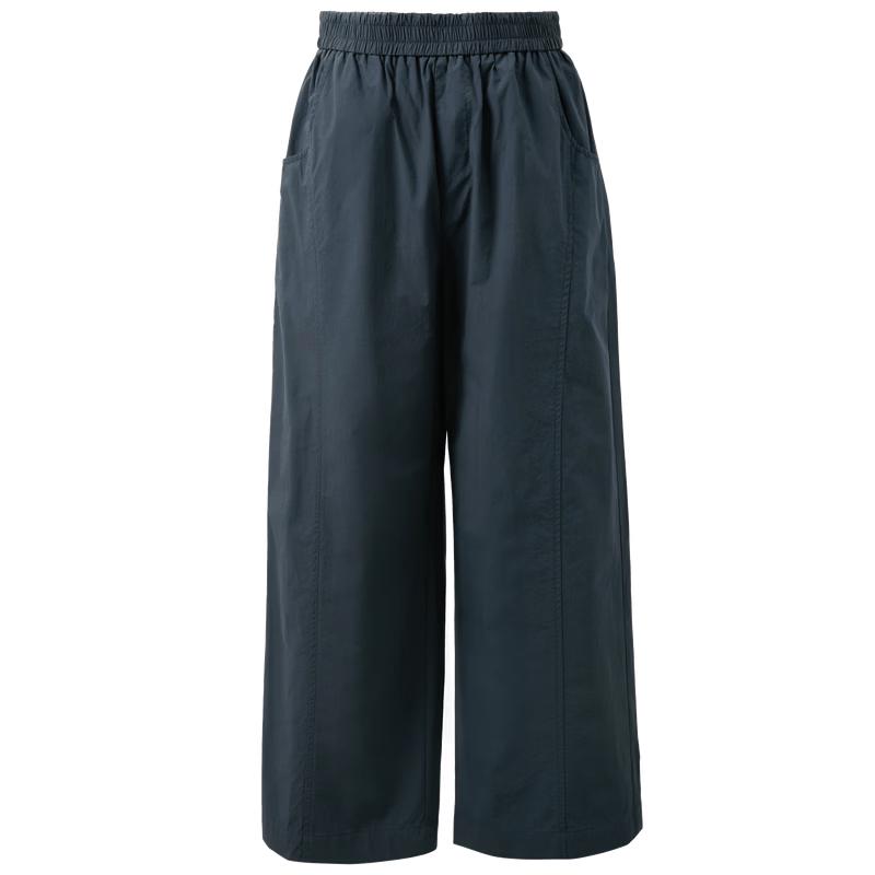 Sancai Women s Pure Cotton High-Waist Straight-Leg Cropped Pants XL