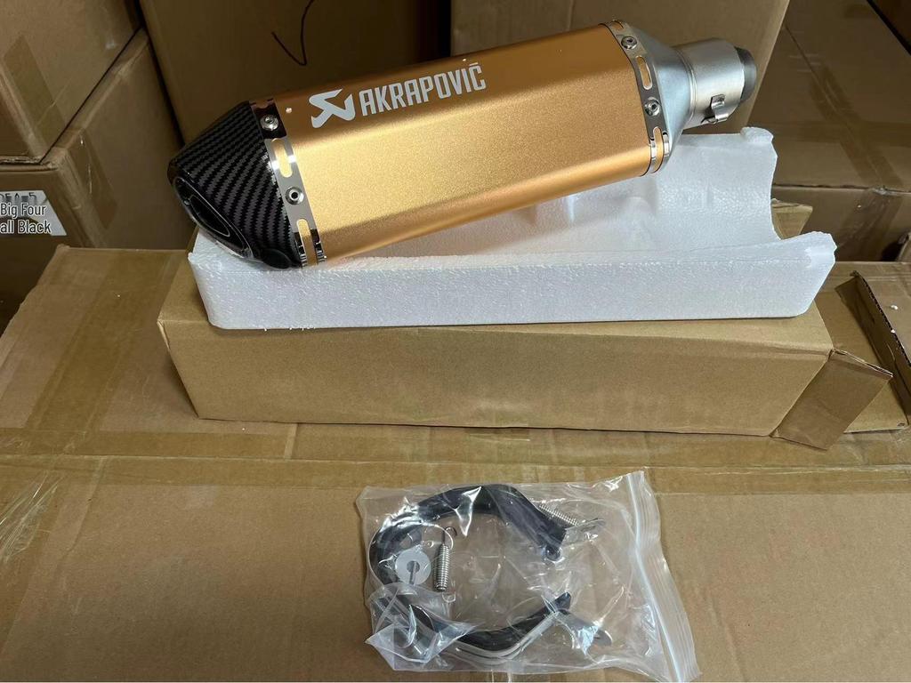Motorcycle Scorpion Compact Hexagonal Carbon Fiber Exhaust for Ninja Sports Models