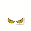 2PCS Devil Eyes Reflective Stickers 3D Angry Cat Eye Decals High Visibility Night Safety for Car Motorcycle Helmet Bumper