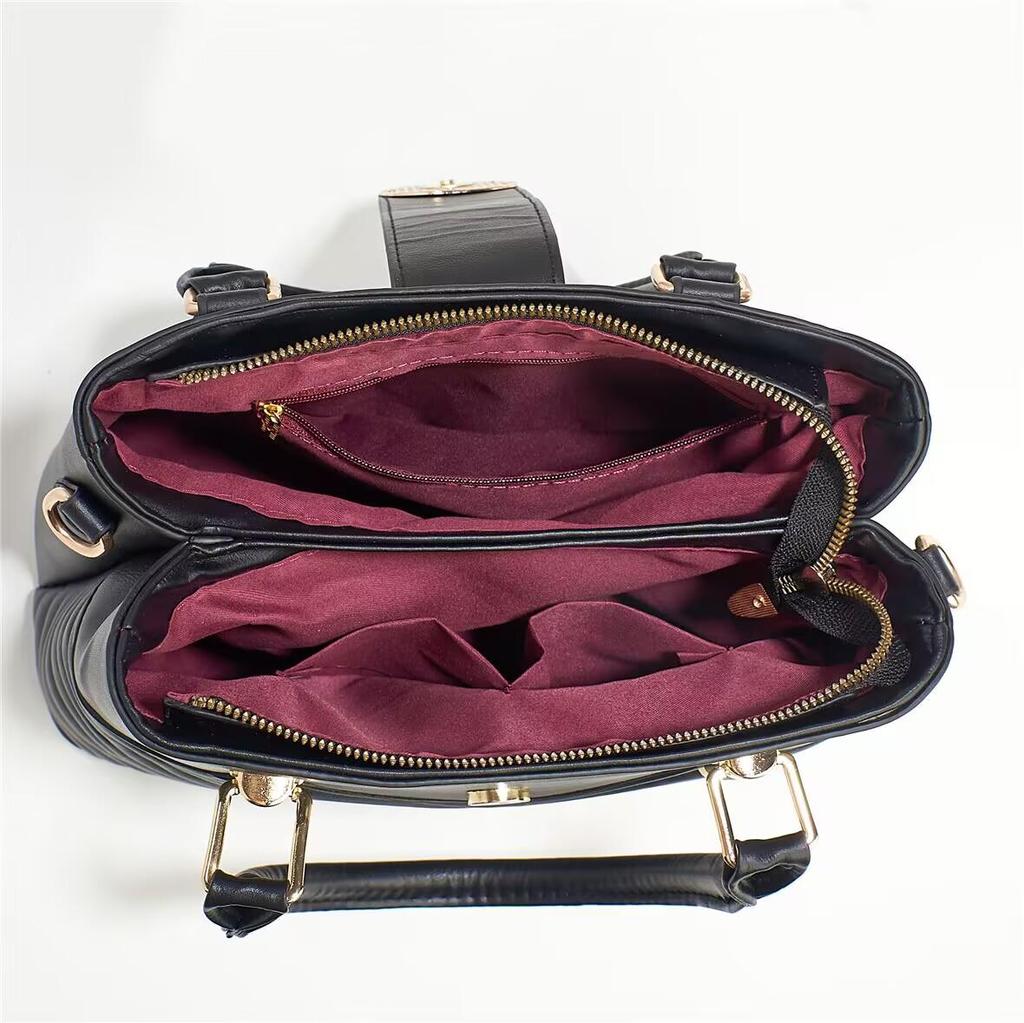 Bolso cruzado de hombro grande y elegante para mujer, para mamás y fiestas