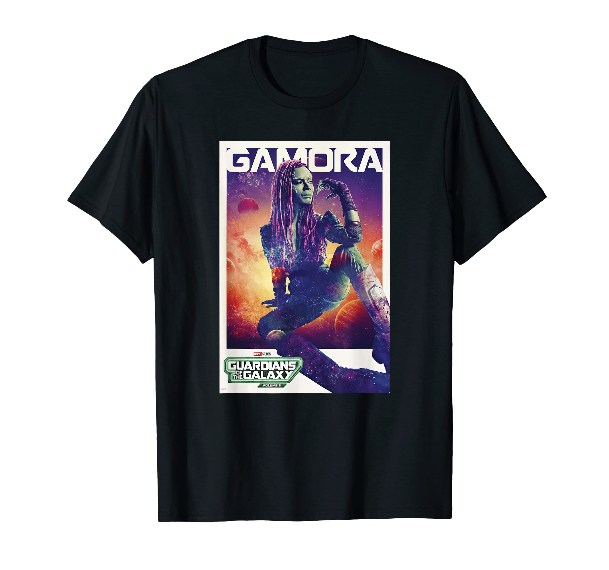 

Marvel Guardians of the Galaxy Vol.3 Gamora Solo Poster T-Shirt