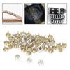 50PCS 7mm DIY Silver Round Claw A Grade Crystal Rhinestones for Crafts and Decoration