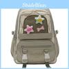 Bag Large Shoulder Capacity Solid Color Backpack Unisex School Travel Student