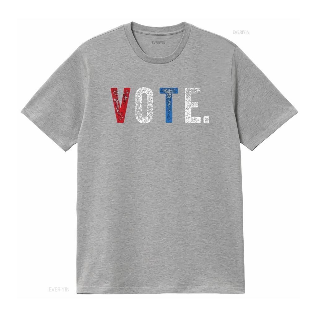 Vote T Shirt 2024 Election Voting Right Vintage Style vintage Washed Slightly fashion designer clothes Comfortable homme Casual