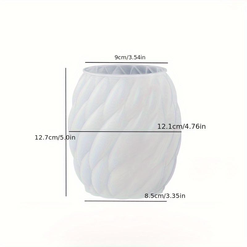 3D Geometrische Wirbel Regentropfenform Silikonform - Harz Kerzenform für DIY Epoxidharz, Wachs, Polymer Clay