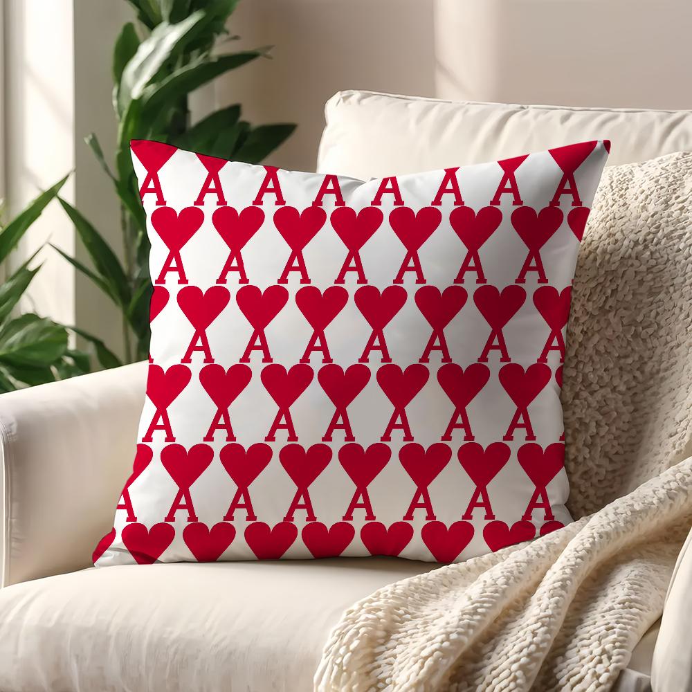 Luxury Brand A-Ami Logo Love cushion cover Pillow Sofa Printing Decoration Room Home Office Coffee Shop Car Nordic Simplicity