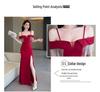 Japanese Style One-Shoulder Spaghetti Strap Dress for Nightclub and Spa