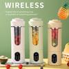 Compact Rechargeable Electric Fruit Juicer with Auto-Clean Function for Home Use