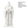 3D Printed Hierarch Figurine Medieval Vintage Carving Men Statue Sculpture Ornament for Study Room Bookshelf Home Office Display Decor