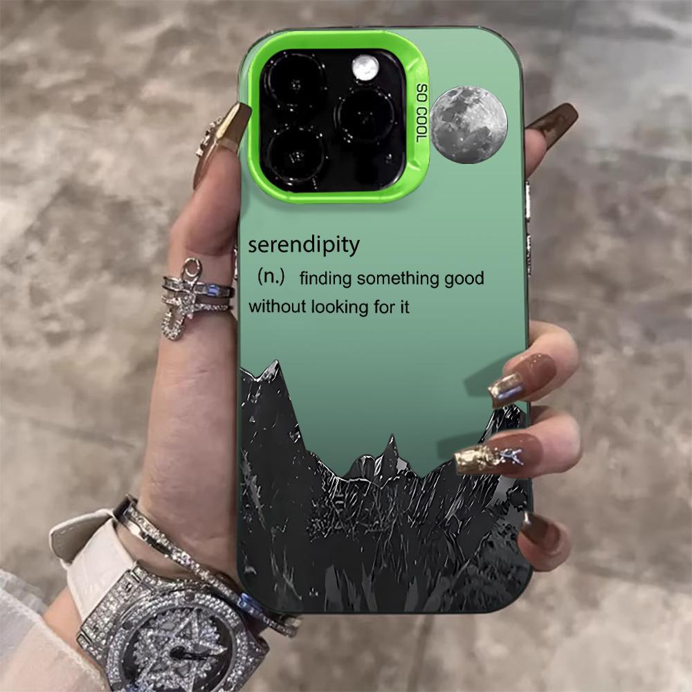 

Serendipity Moon Case For iPhone 11 12 13 14 Pro Max Cases iPhone 17 16 ProMax 14 15 16E 7 8 Plus 17Air XS XR Shockproof Coque iPhone 15