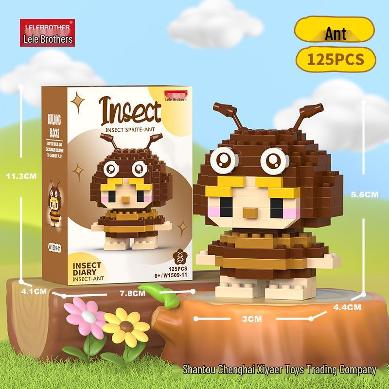 Compatible Lego Micro Building Block Cartoon Figurines - Children's Educational Desktop Toys