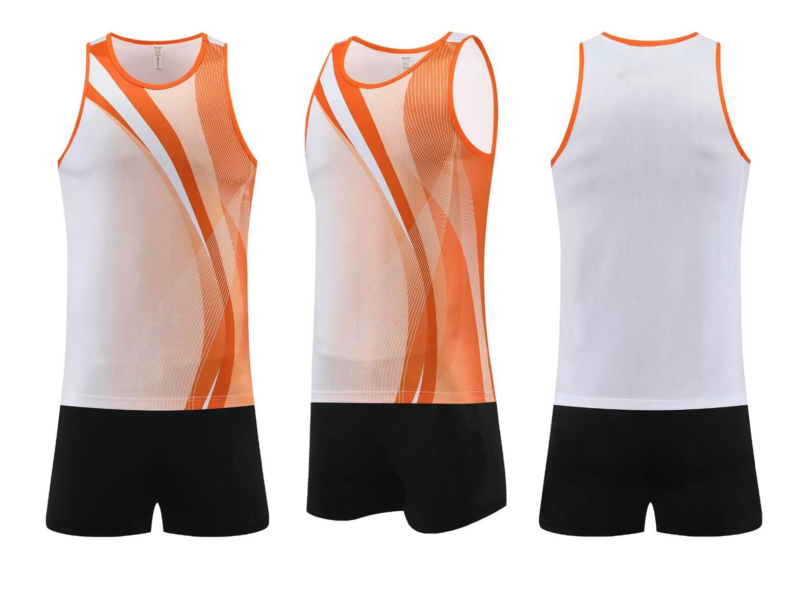 

Комплект спортивного костюма для мальчиков для начальной и средней школы - Фитнес и легкая атлетика 4XL белый/оранжевый