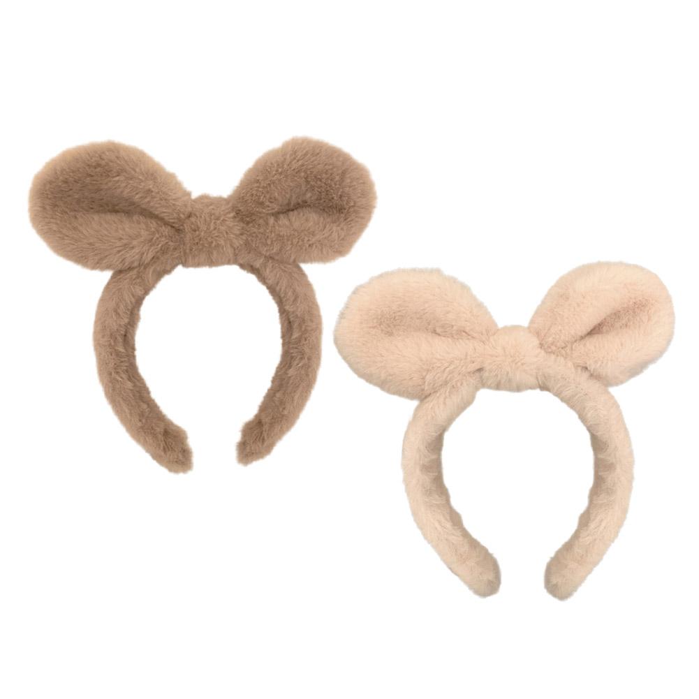 Cute Bear Ears Plush Hairbands Girl Lovely Hair Band Hair Hoops Fashion Washing Women Makeup He U9S3