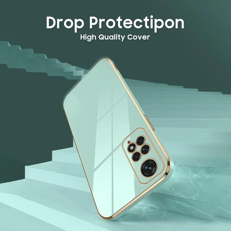 Husa de telefon placata lucios pentru Xiaomi Redmi Note 11 11S 10 10S 10C 10A 9S 9T 9C POCO X3 X4 Pro 11T 12Lite Husa de protectie din silicon
