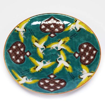 Waza No Kura Kutani Side Crane Karuta Japanese Made In Birthday Gift Plates, Stylish, Ware, Plates, Design, Brand, Tableware, Japan,
