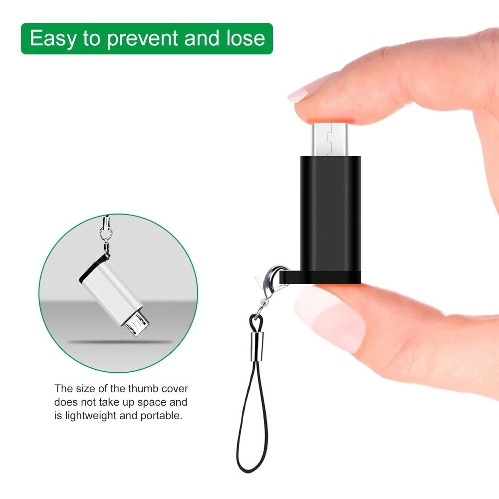 Type C To Micro USB Adapter Converter Type C Female To Micro USB Male Charge Data Sync Compatible Mobile Accessory