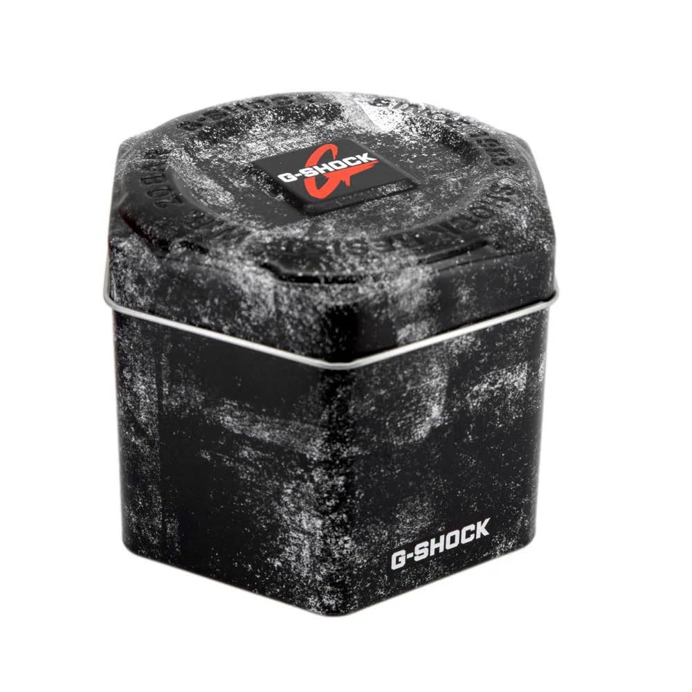 Casio Quartz Watch with Stainless Steel Strap Military Style Men's GWG-B1000-3AER, Green,