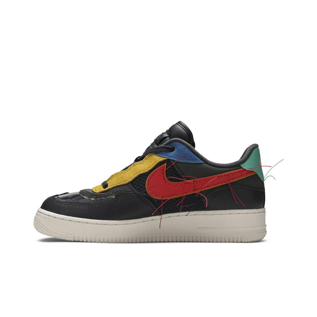 Nike Air Force 1 Low 'Black History Month' (Unisex) Dark Smoke Grey / Track Red / Grey Skateboard Shoes CT5534 001