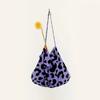 City Violet Eco Bag - M Leopard Eco Bag