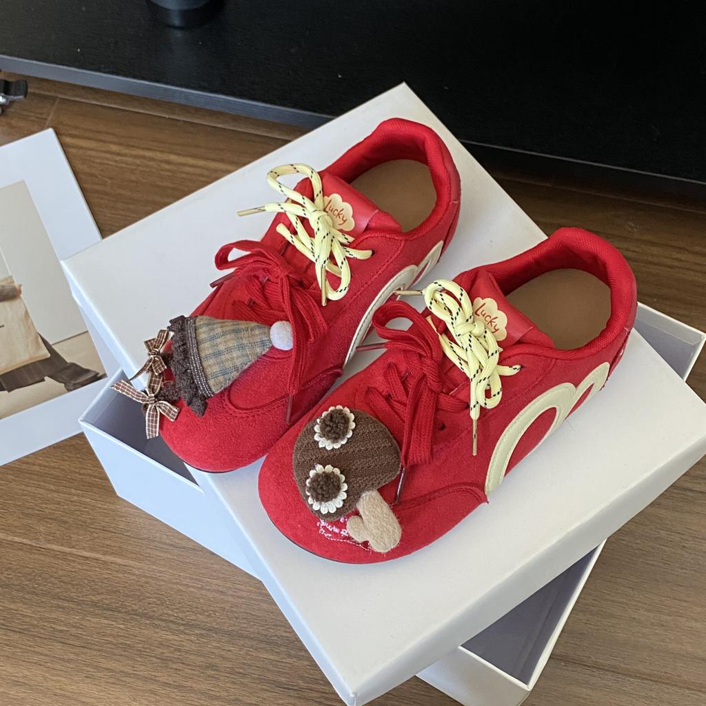 2025 autumn new Korean version breathable Forrest Gump shoes female ins student casual shoes female moral training running cute women's shoes